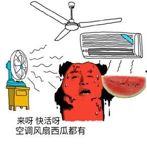 吃瓜群众空调,吃瓜群众空调下的清凉生活