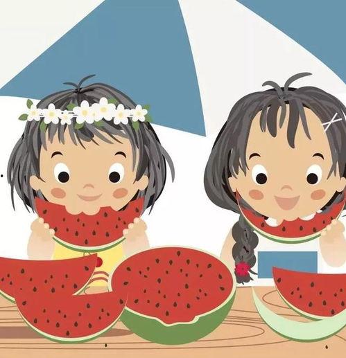 看书吃瓜图片大全,趣味阅读瞬间捕捉